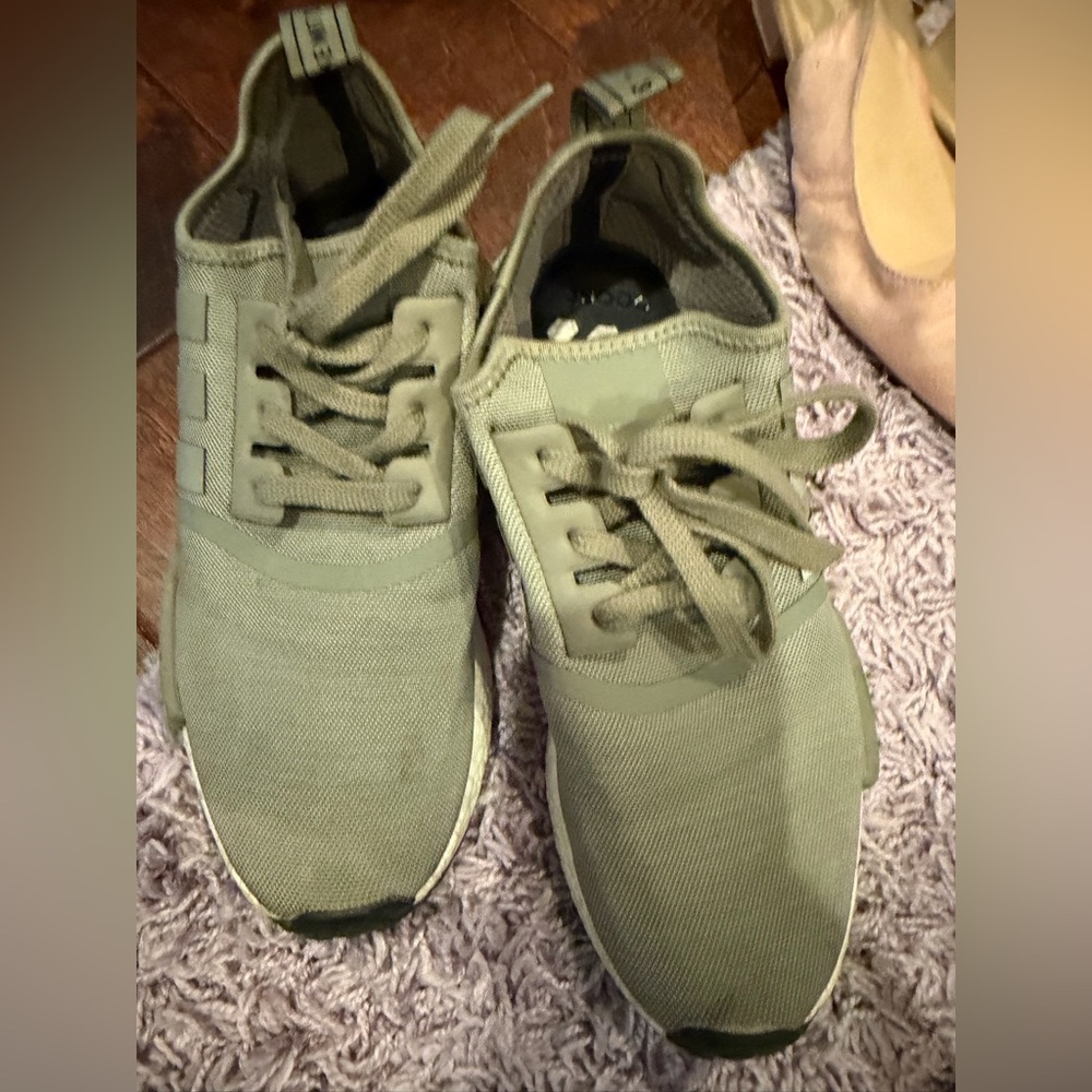 adidas Men's Olive Athletic Sneakers